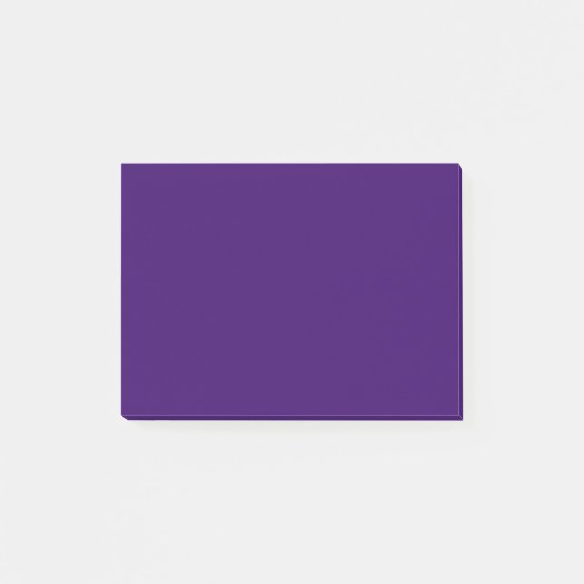 Deep Violet Solid Färg Post-it Block (Framsida)