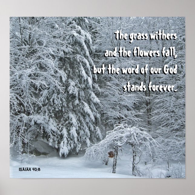 Deep Winter Christian Poster (Framsidan)