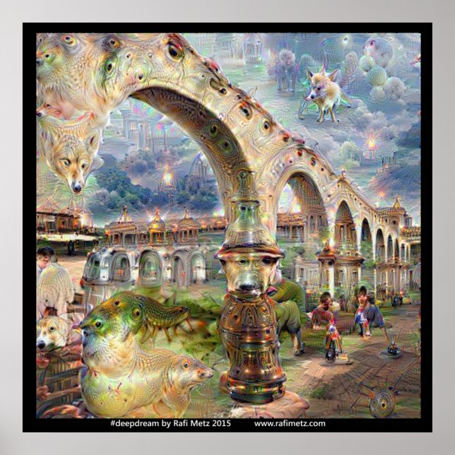 Deepdröm Uppdrag Arcade Fantasy Poster (Framsidan)