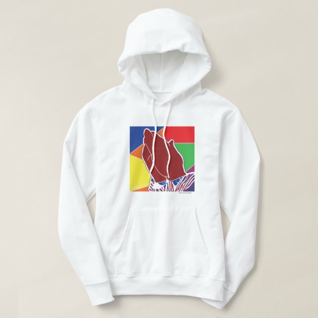 Deeper than stained glass windows hoodie (Design framsida)