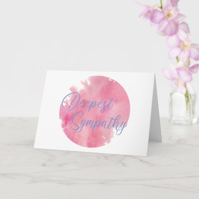 Deepest Sympathy Kort (Orkide)