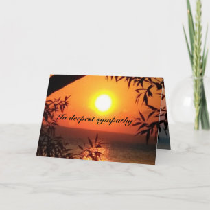 DEEPEST SYMPATHY-kort Kort