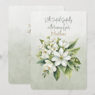 Deepest Sympathy Mor Note Card Anteckningskort