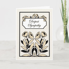 Deepest Sympathy – Multilingual Condolence Card Kort