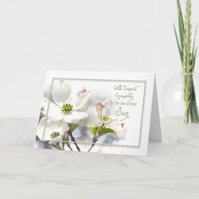 DEEPEST SYMPATI - APPLE BLOMMARS-SON KORT (Framsida)