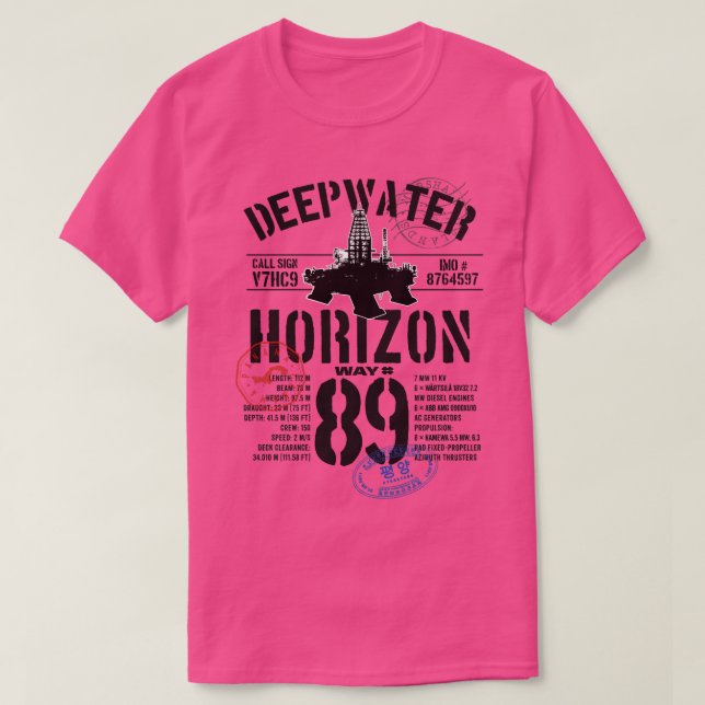 Deepwater Horizon T Shirt (Design framsida)