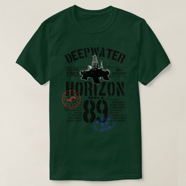 Deepwater Horizon T Shirt (Design framsida)