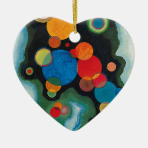 Deepzed Impulse Abstrakt Oil on Canvas Kandinsky Julgransprydnad Keramik