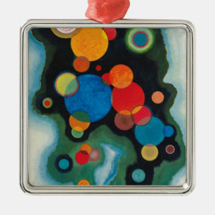 Deepzed Impulse Abstrakt Oil on Canvas Kandinsky Julgransprydnad Metall