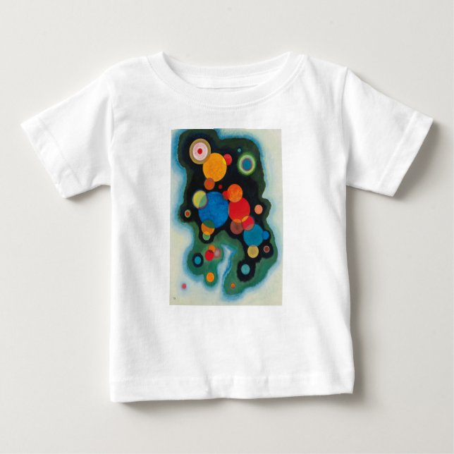 Deepzed Impulse Abstrakt Oil on Canvas Kandinsky T-shirt (Framsida)