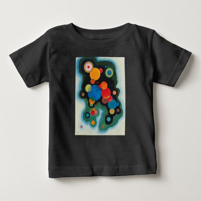 Deepzed Impulse Abstrakt Oil on Canvas Kandinsky T-shirt (Framsida)