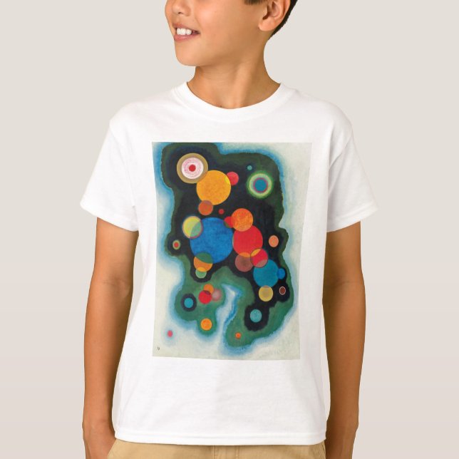 Deepzed Impulse Abstrakt Oil on Canvas Kandinsky Tee Shirt (Framsida)