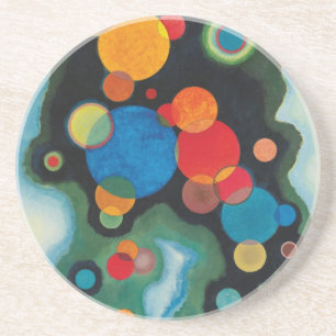 Deepzed Impulse Abstrakt Oil on Canvas Kandinsky Underlägg Sandsten