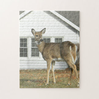 Deer and Cottage - Puzzle Pussel