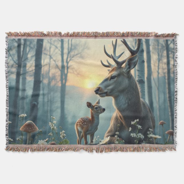 Deer and fawn at sunset filt (Framsidan)