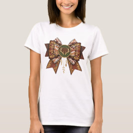 deer bow coquette style t shirt