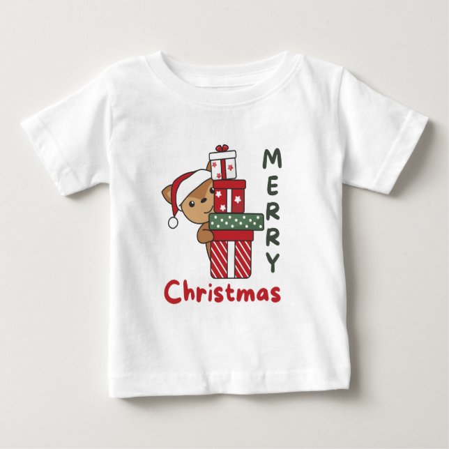 Deer Christmas Gift Winter Animals Deer T Shirt (Framsida)