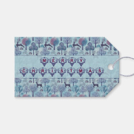 Deer Dreams Holiday Presentetikett