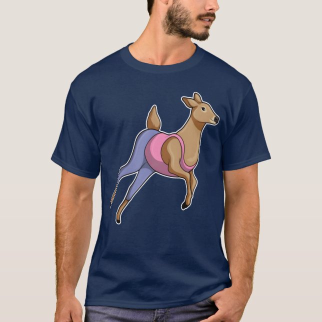 Deer Fitness Sports friend T Shirt (Framsida)