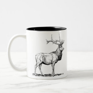 Deer / Hirsch Två-Tonad Mugg