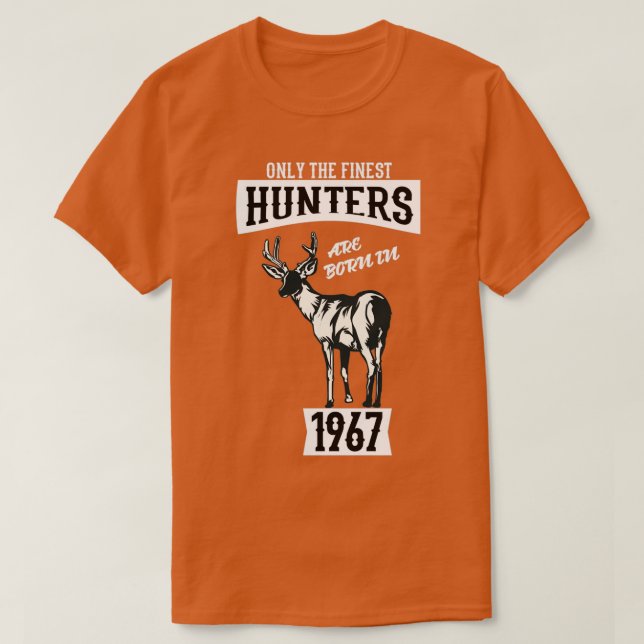 Deer Hunter Hunting 53th Birthday Gift T Shirt (Design framsida)
