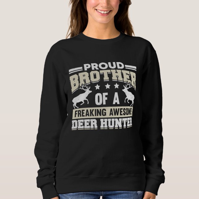 Deer Hunter Hunting Season Huntsman Brother T Shirt (Framsida)
