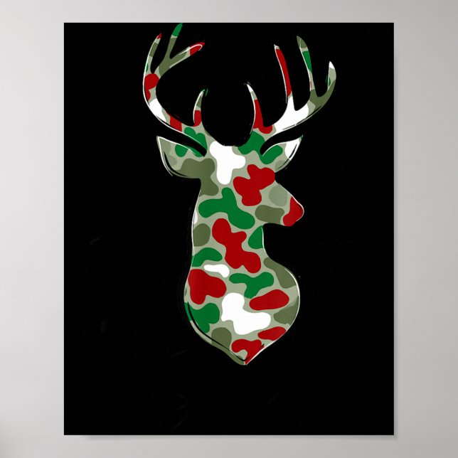 Deer Hunting Christmas Tis The Season Hunting Seas Poster (Framsidan)