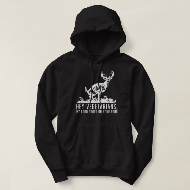 Deer hunting  For Men Women Funny  Hunter Hoodie (Design framsida)