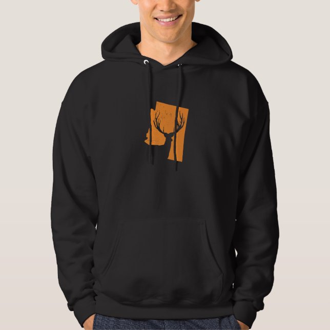Deer Hunting In Arizona We Love Hunting Deer Hoodie (Framsida)