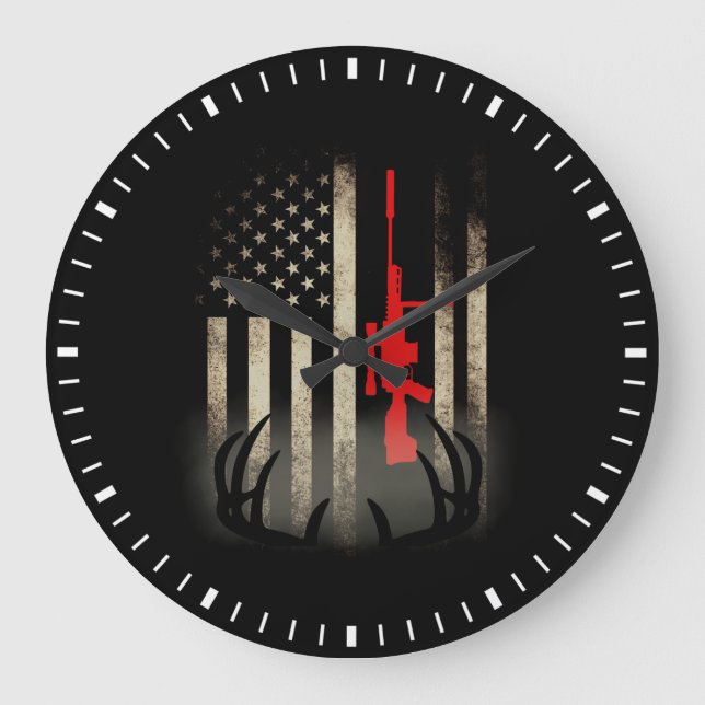 Deer hunting stor klocka (Framsida)