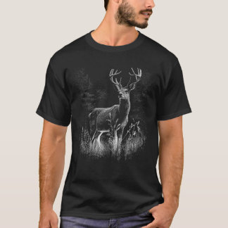 deer in the wild t shirt