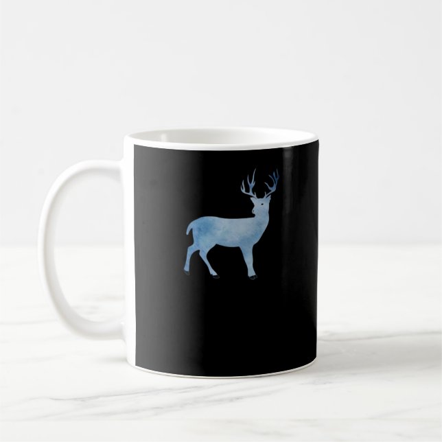Deer Modern Artistic Design Kaffemugg (Vänster)