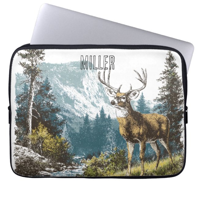 Deer Nature  Laptop Fodral (Framsidan)