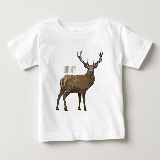 Deer serieillustration t shirt (Framsida)