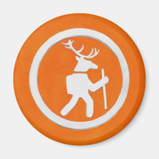 Deer Trail Marker Magnet (Framsidan)