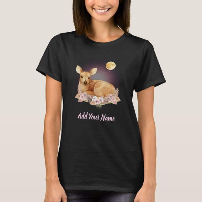 Deer Tshirt T Shirt (Framsida)