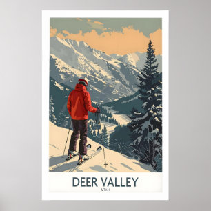 Deer Valley Affisch Utah 1