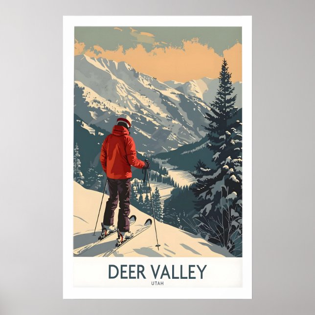 Deer Valley Affisch Utah 1 (Framsidan)