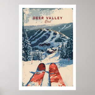 Deer Valley skidposter 1 Poster
