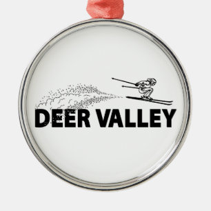 Deer Valley Utah Backhoppare Julgransprydnad Metall