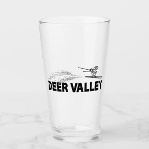 Deer Valley Utah Skidåkare Glaskopp