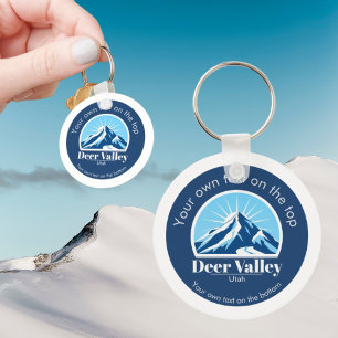 Deer Valley Utah skidområde souvenir Nyckelring