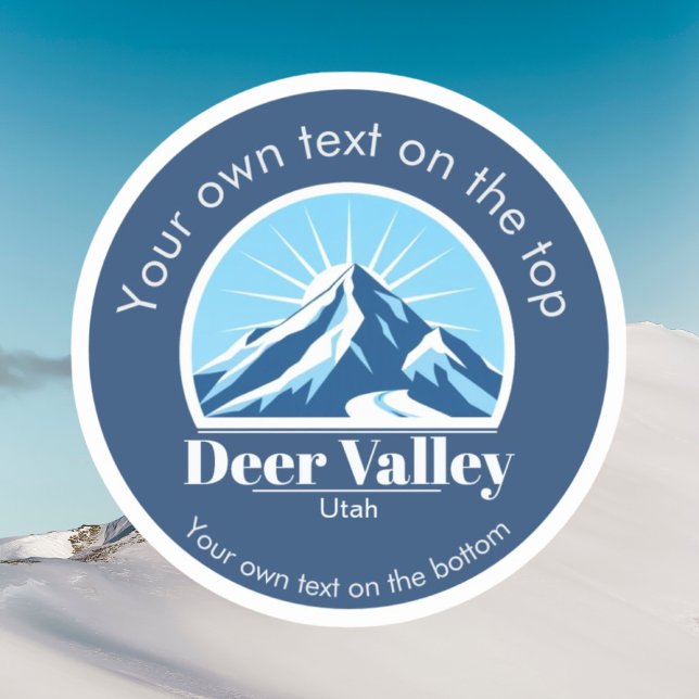 Deer Valley Utah skidområde Vinyl dekal (Skapare uppladdad)