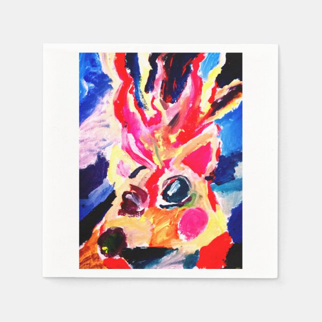 Deer winter joy pappersservett (Framsidan)