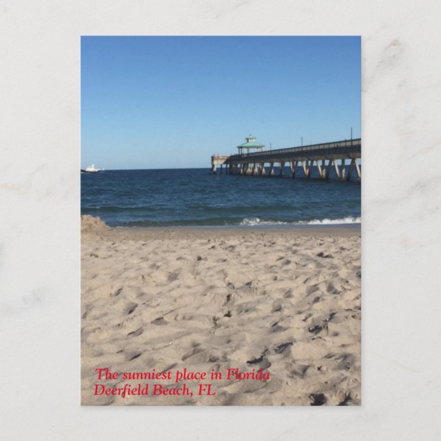 Deerfield Beach, Fl - vykort (Framsida)