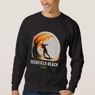 Deerfield Beach Florida Lång Ärmad Tröja