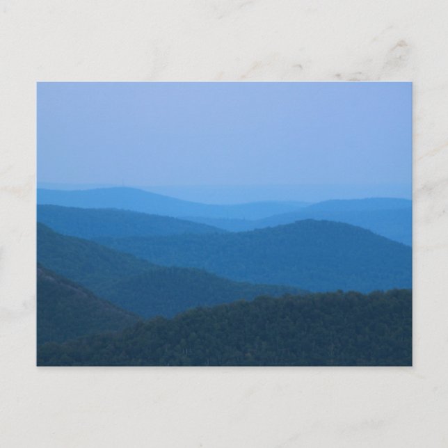 Deerfield River från Berkshires Öster Vykort (Framsida)