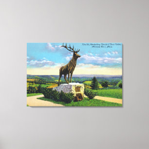 Deerfield River Valley på Mohawk Trail Canvastryck