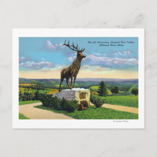 Deerfield River Valley på Mohawk Trail Vykort