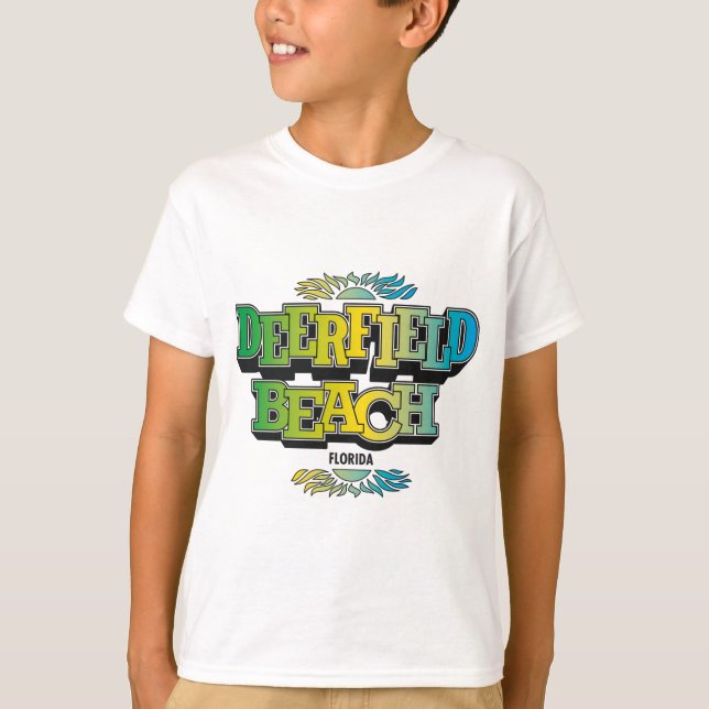 Deerfield strand70-tal t-shirt (Framsida)